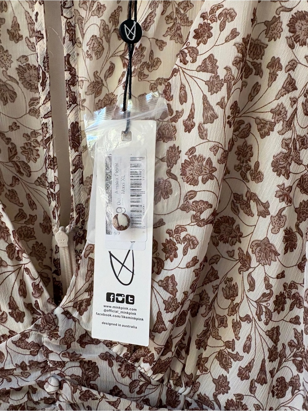 NWT MINKPINK Amalia Floral Maxi Dress - Picture 9 of 16
